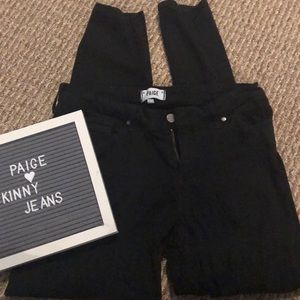 Paige Black Skinny Jeans